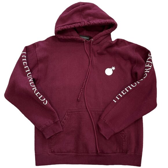 The Hundreds Other - The Hundreds Burgundy Red Athletic Pullover Hoodie Sweater M